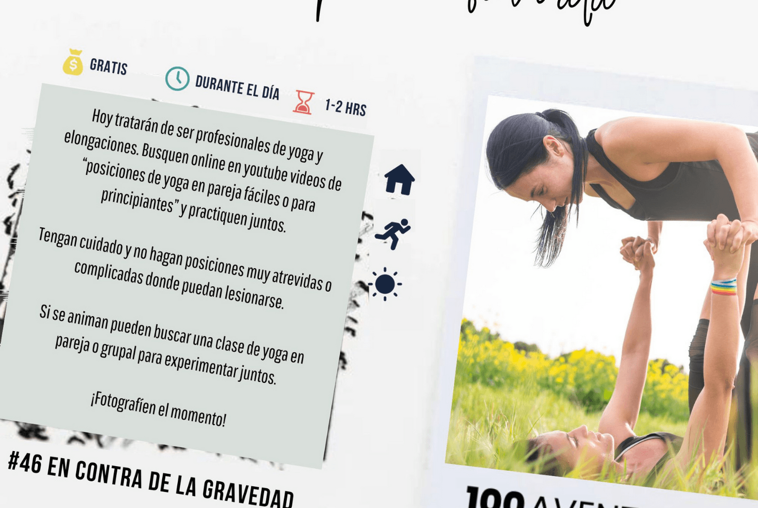 100 Aventuras en Pareja - 100Aventuras Chile