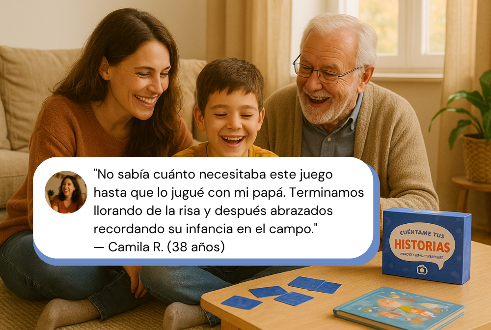 Papá, Cuéntame tus historias – Juego de cartas para el Día del Padre