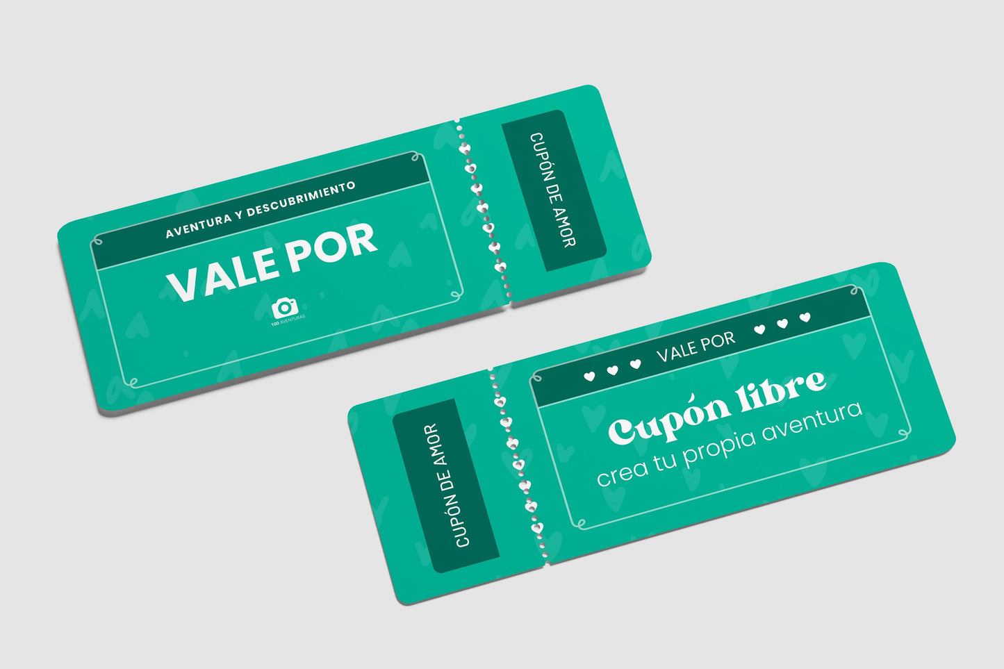 Cuponera: Porque Tú lo Vales todo y MAS! 40 Vales Por, para regalar - 100Aventuras Chile