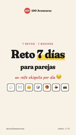 Portada de Reto 7 días para parejas