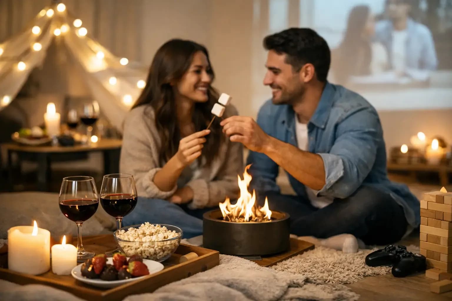 ideas de citas originales en casa