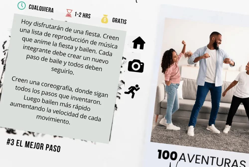 Pack Familiar: Cartas y Álbum 100 Aventuras para Niños y Jóvenes - 100Aventuras Chile