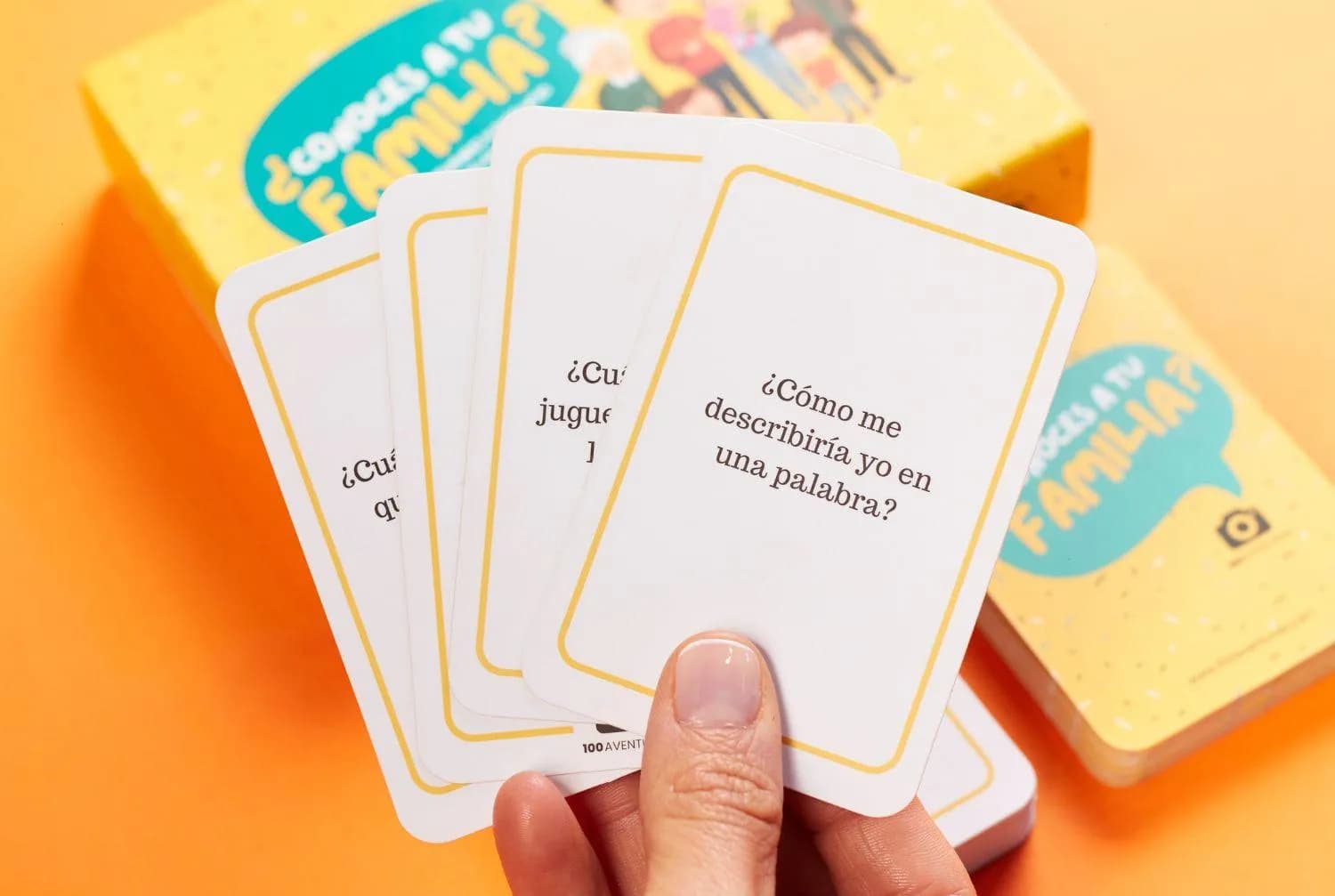 ¿Conoces a tu Familia? Juego de Cartas Familiar - 100Aventuras Chile