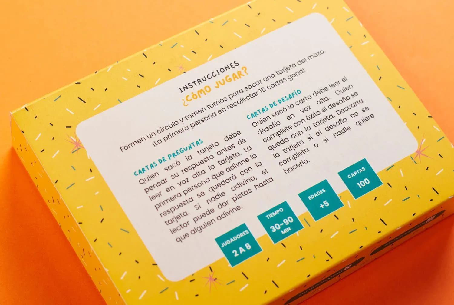 ¿Conoces a tu Familia? Juego de Cartas Familiar - 100Aventuras Chile