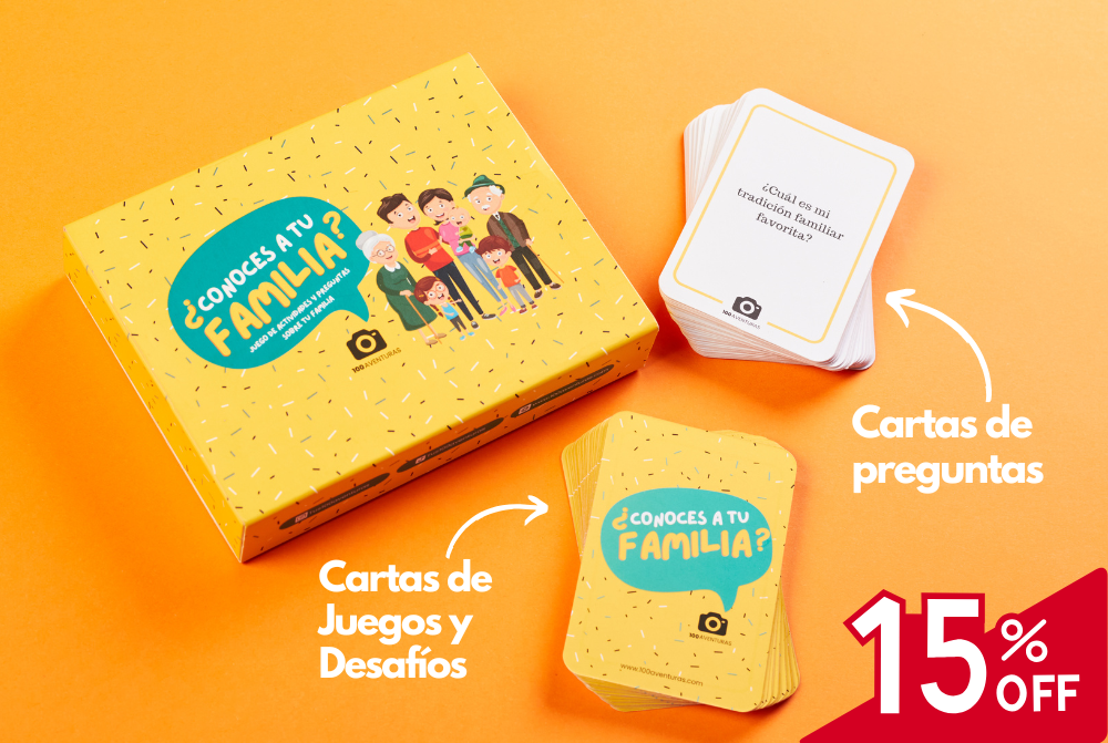 ¿Conoces a tu Familia? Juego de Cartas Familiar