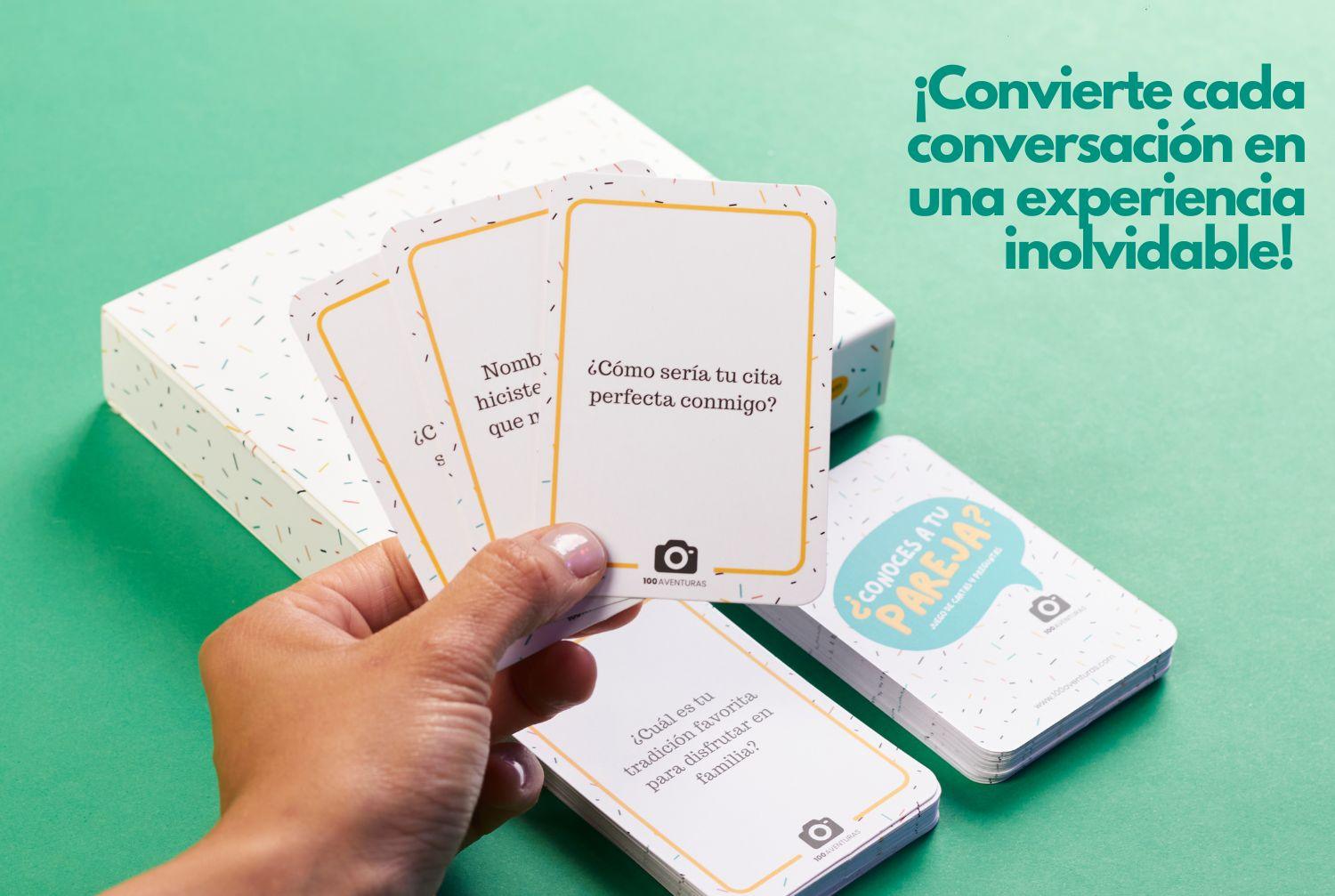 Pack de Conexión Profunda: Álbum 100 Aventuras y Cartas para Parejas - 100Aventuras Chile